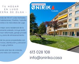 Exterior view of Flat for sale in Lugo Capital  with Heating, Private garden and Parquet flooring