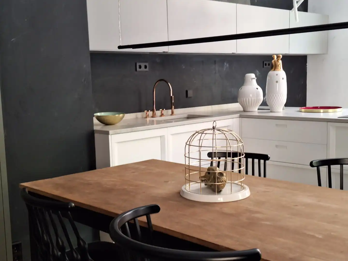 Kitchen of Office for rent in Madrid  with Air Conditioner, Heating and Furnished