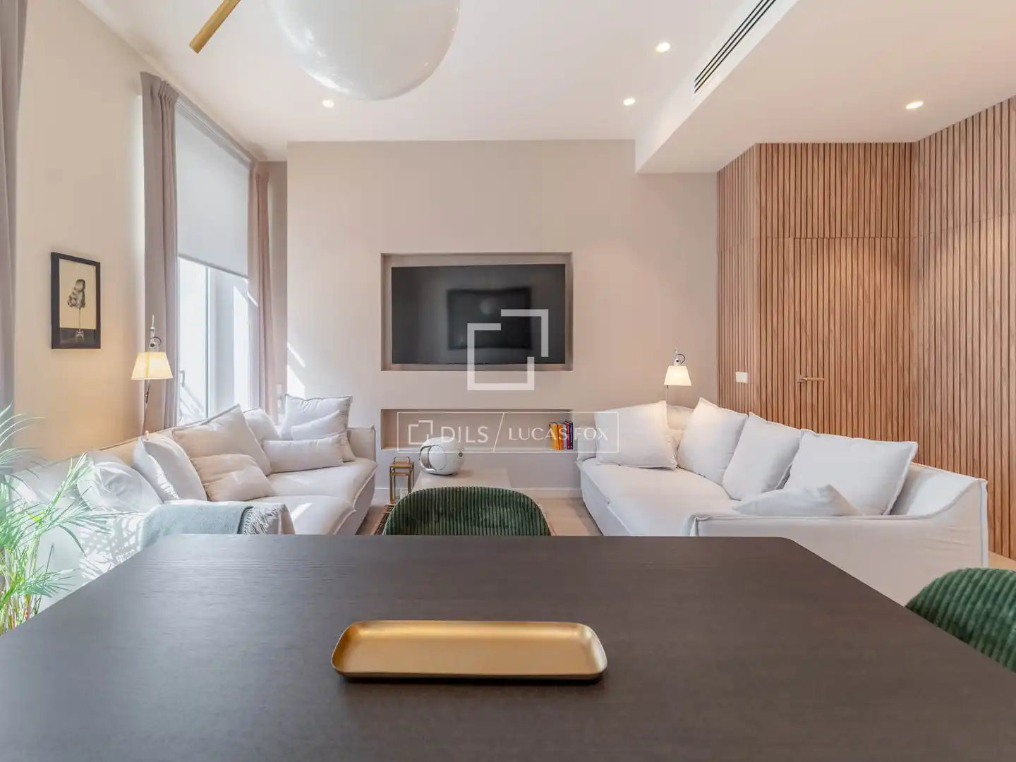 Sala de estar de Piso de alquiler en Valencia con Aire acondicionado, Amueblado y Balcón
