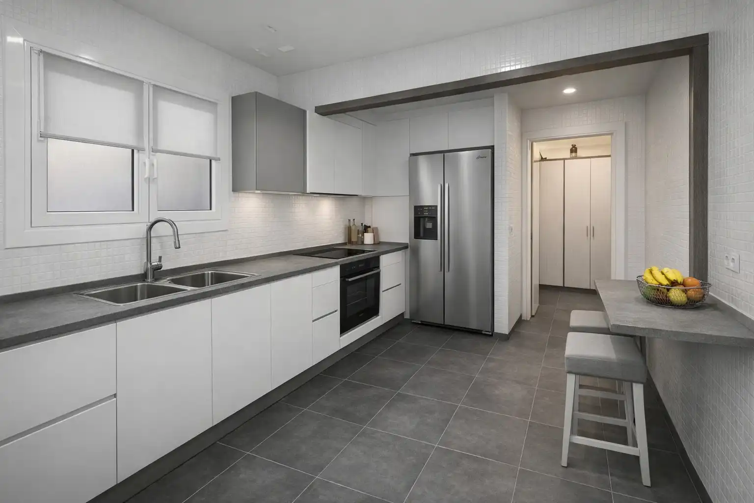 Cocina de Piso en venta en Barcelona con Aire acondicionado, Terraza y Horno