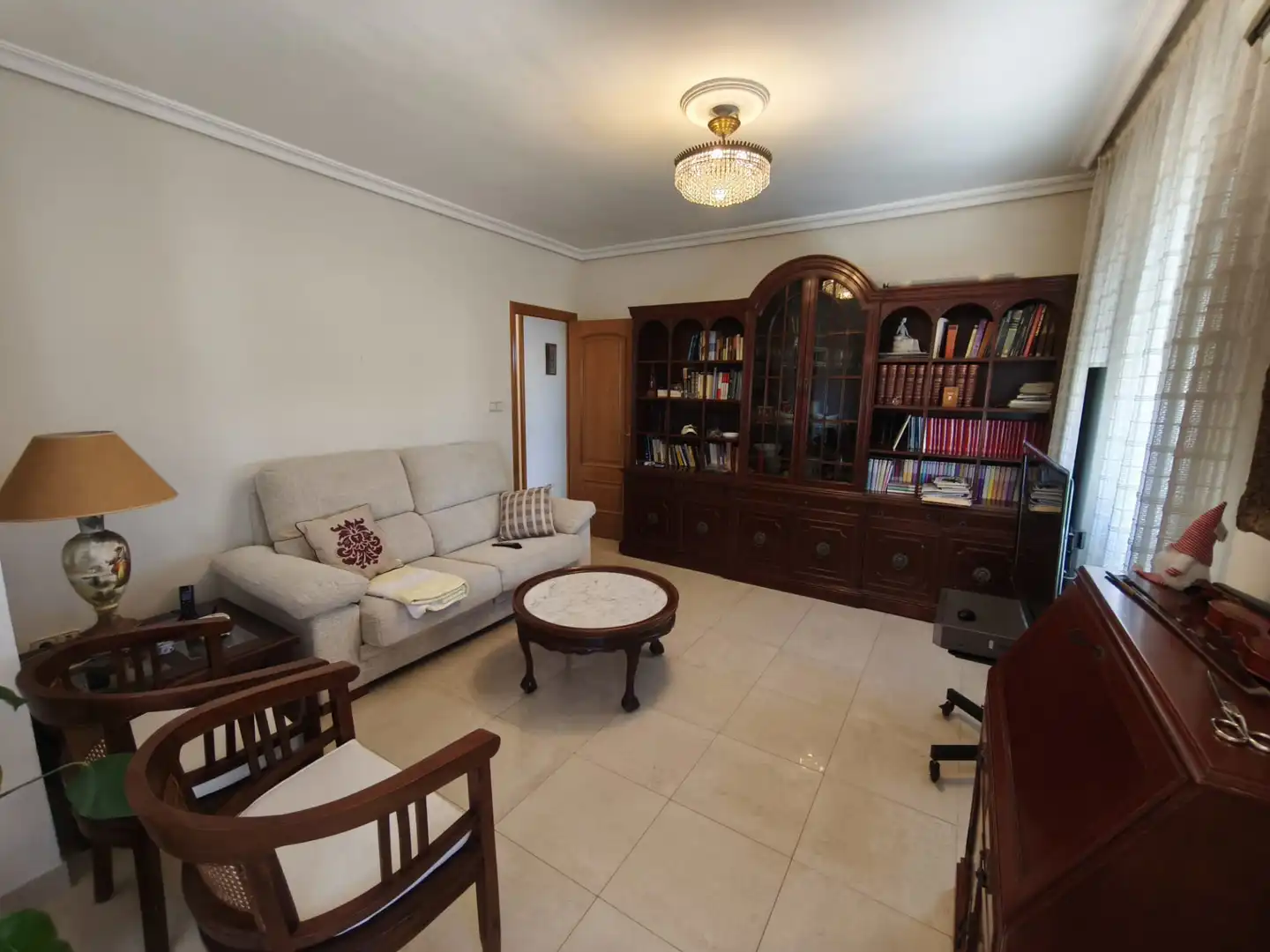 Wohnzimmer von Wohnung zur Miete in Sevilla mit Klimaanlage, Heizung und Terrasse