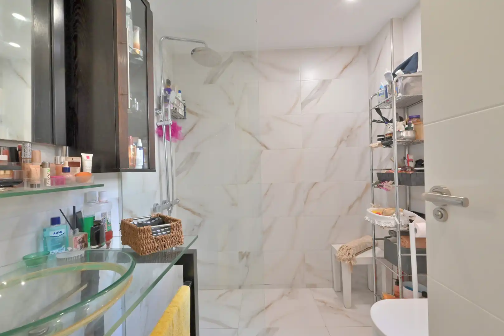 Baño de Apartamento en venta en Mijas con Terraza, Piscina y Amueblado