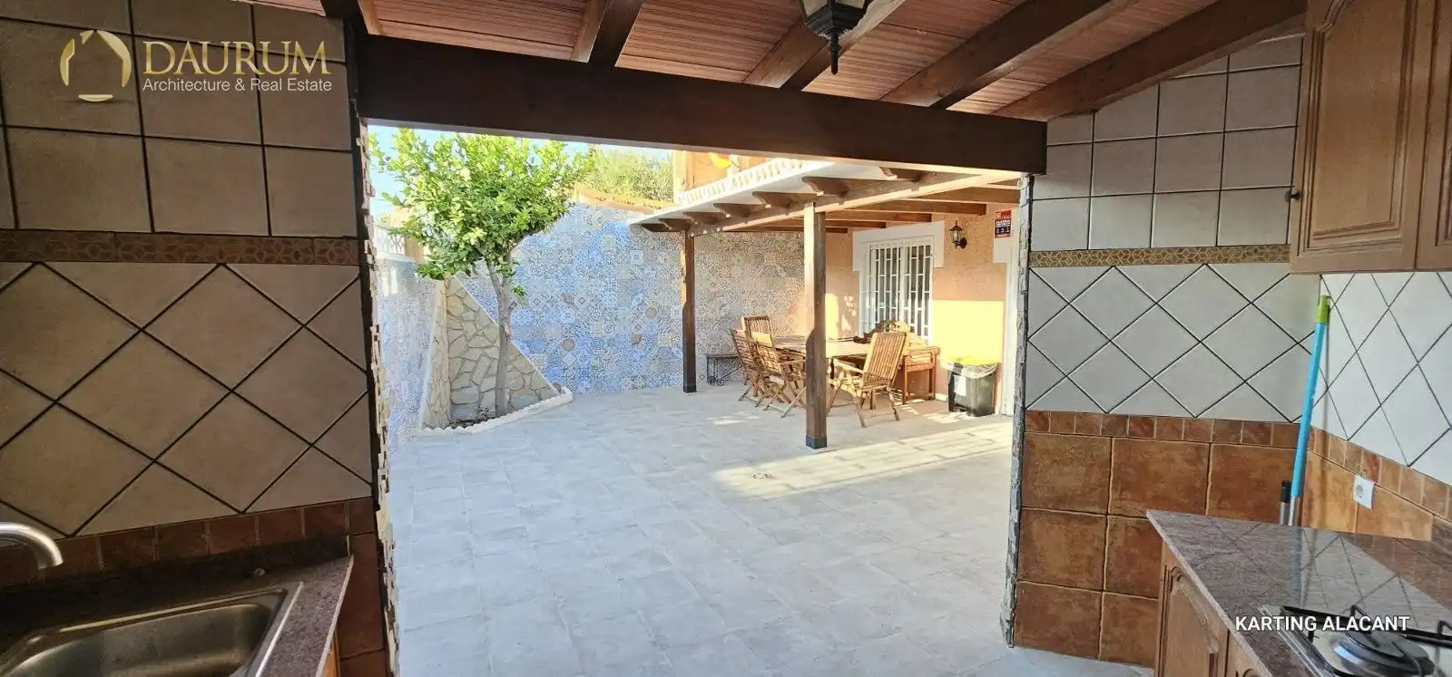 Terrace of Detached homes for sale in San Vicente del Raspeig / Sant Vicent del Raspeig  with Air Conditioner, Private garden and Terrace