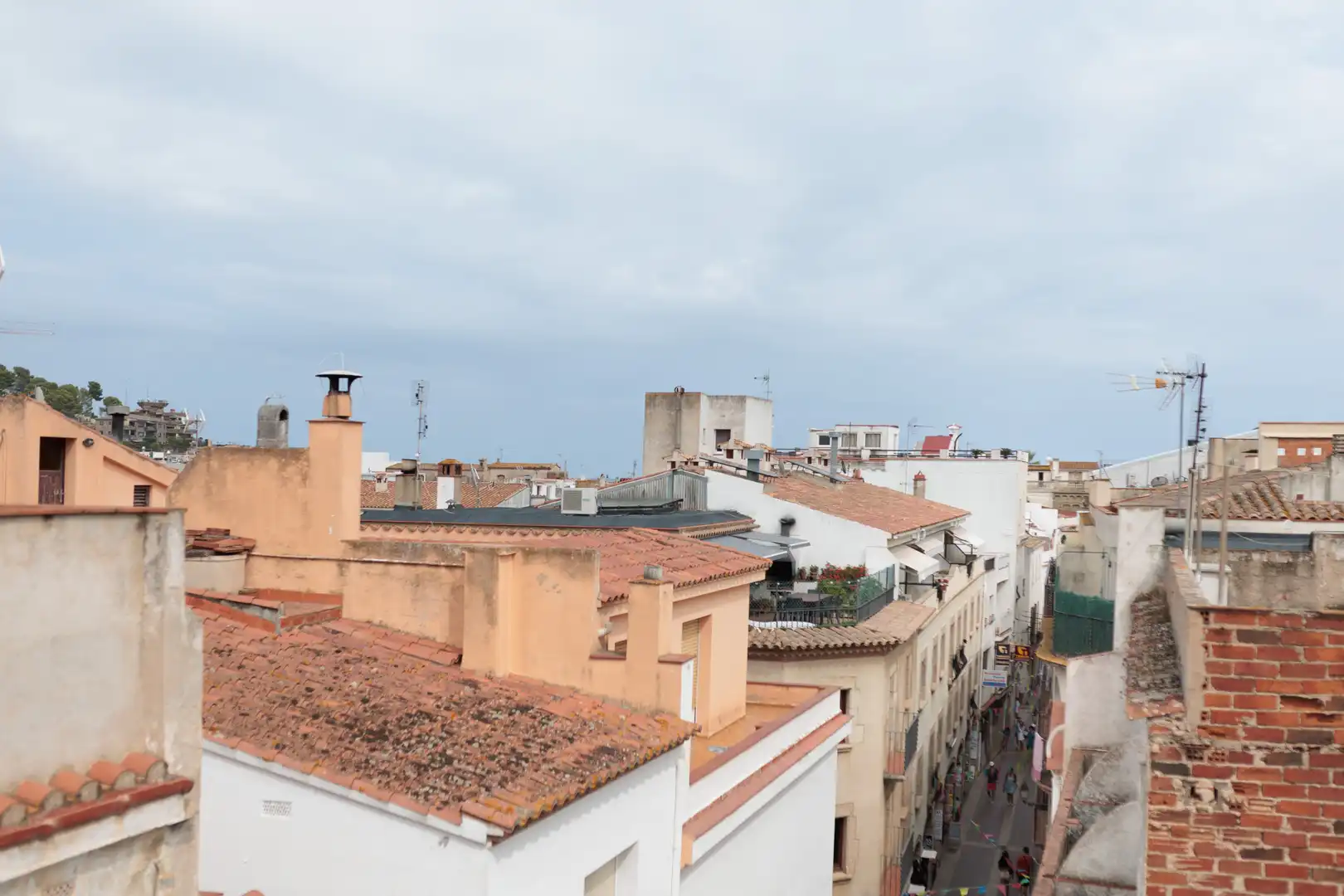 Vista exterior de Casa adosada en venta en Tossa de Mar con Aire acondicionado y Terraza