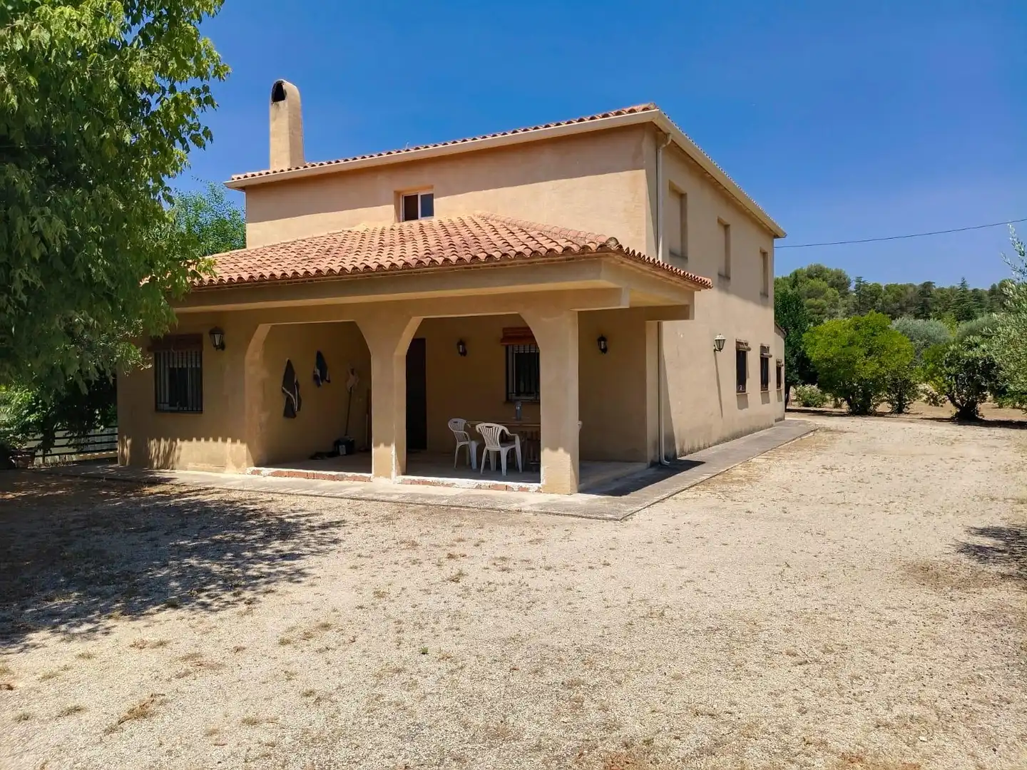 Vista exterior de Casa o chalet en venta en Ontinyent con Jardín privado