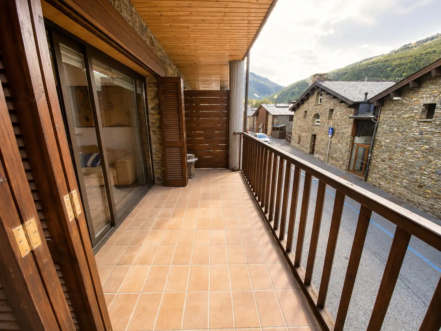 Terraza de Casa adosada de alquiler en Canillo con Calefacción, Parquet y Terraza