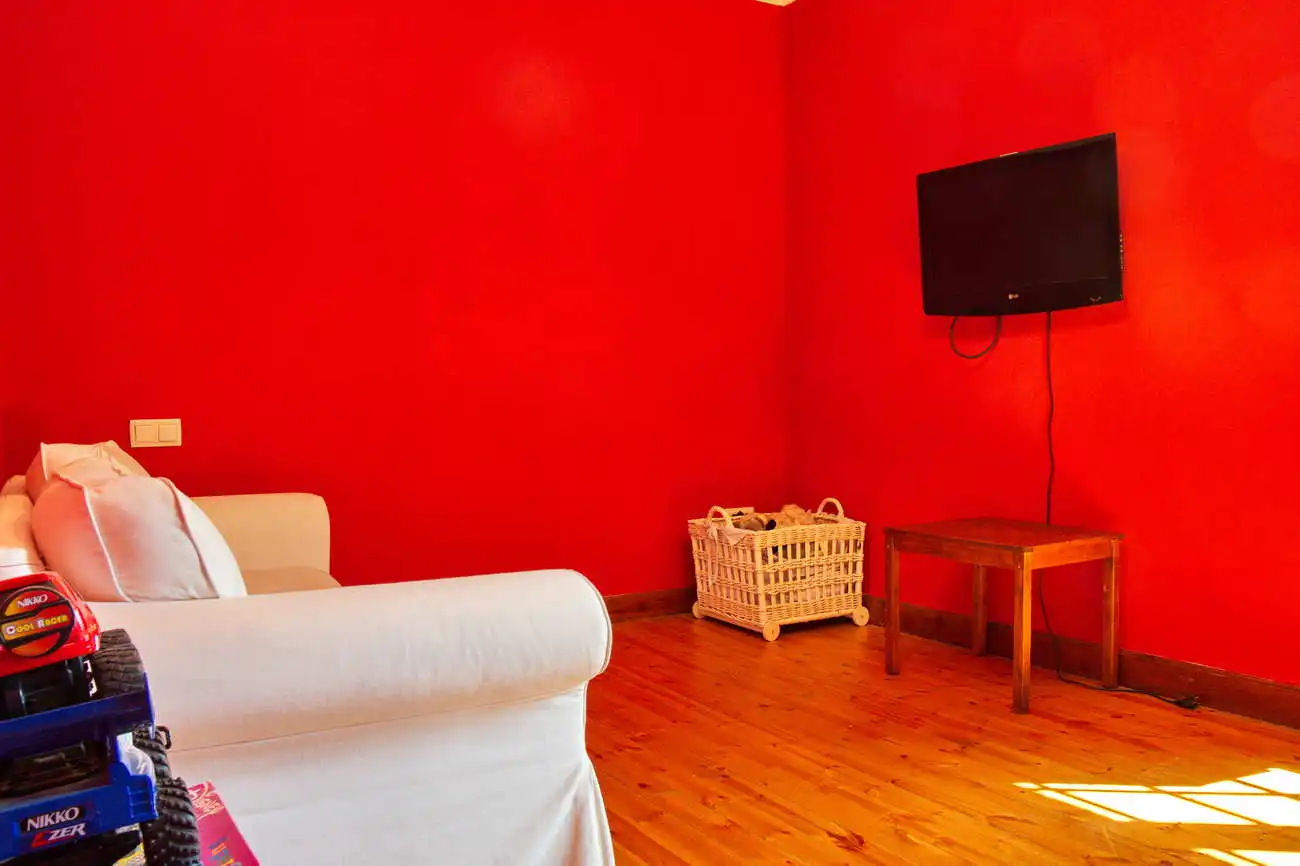 Sala de estar de Casa o chalet en venta en Camprodon con Calefacción, Jardín privado y Parquet