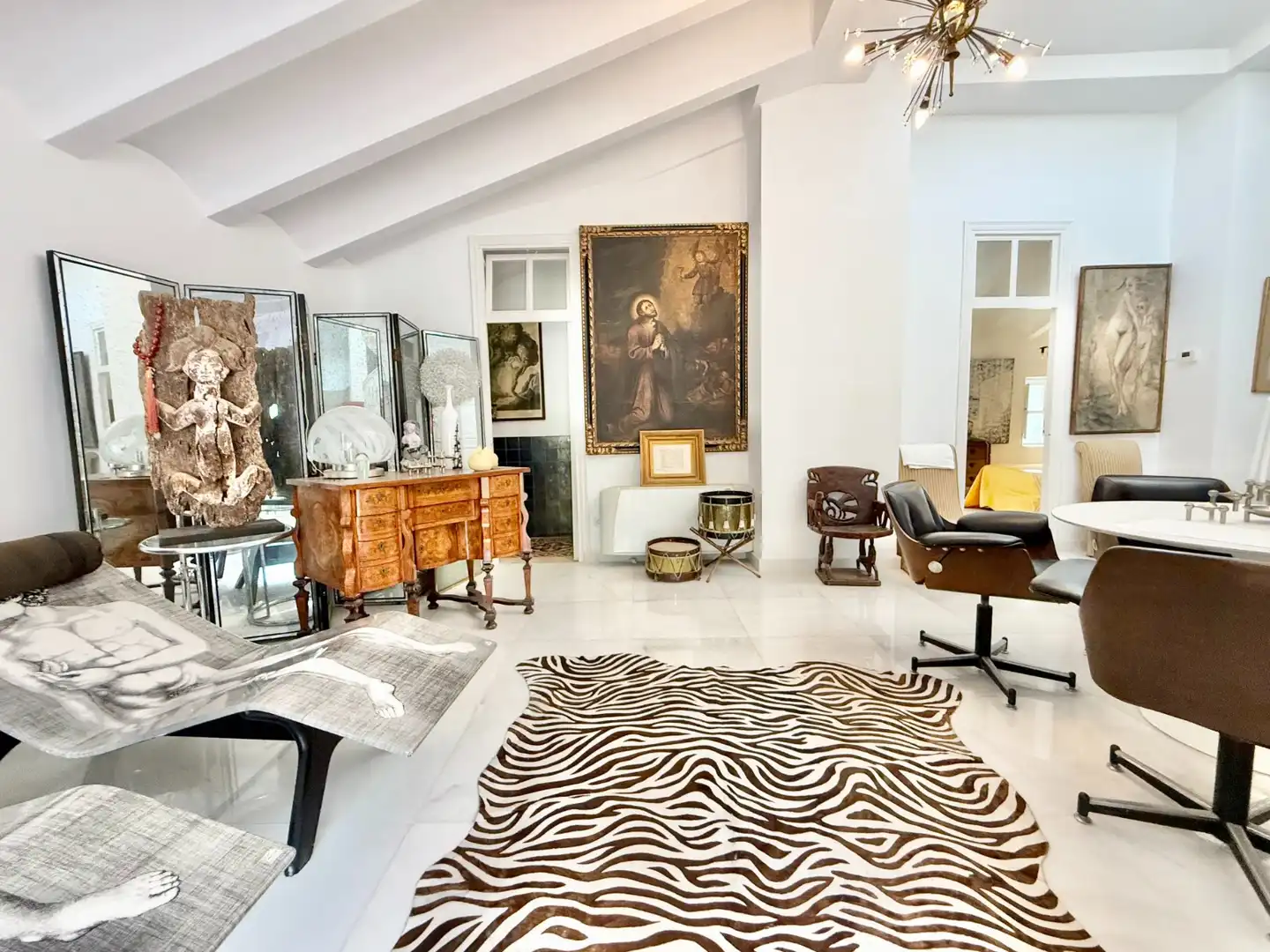 Sala d'estar de Finca rústica en venda en Alcoleja amb Aire condicionat, Jardí privat i Terrassa