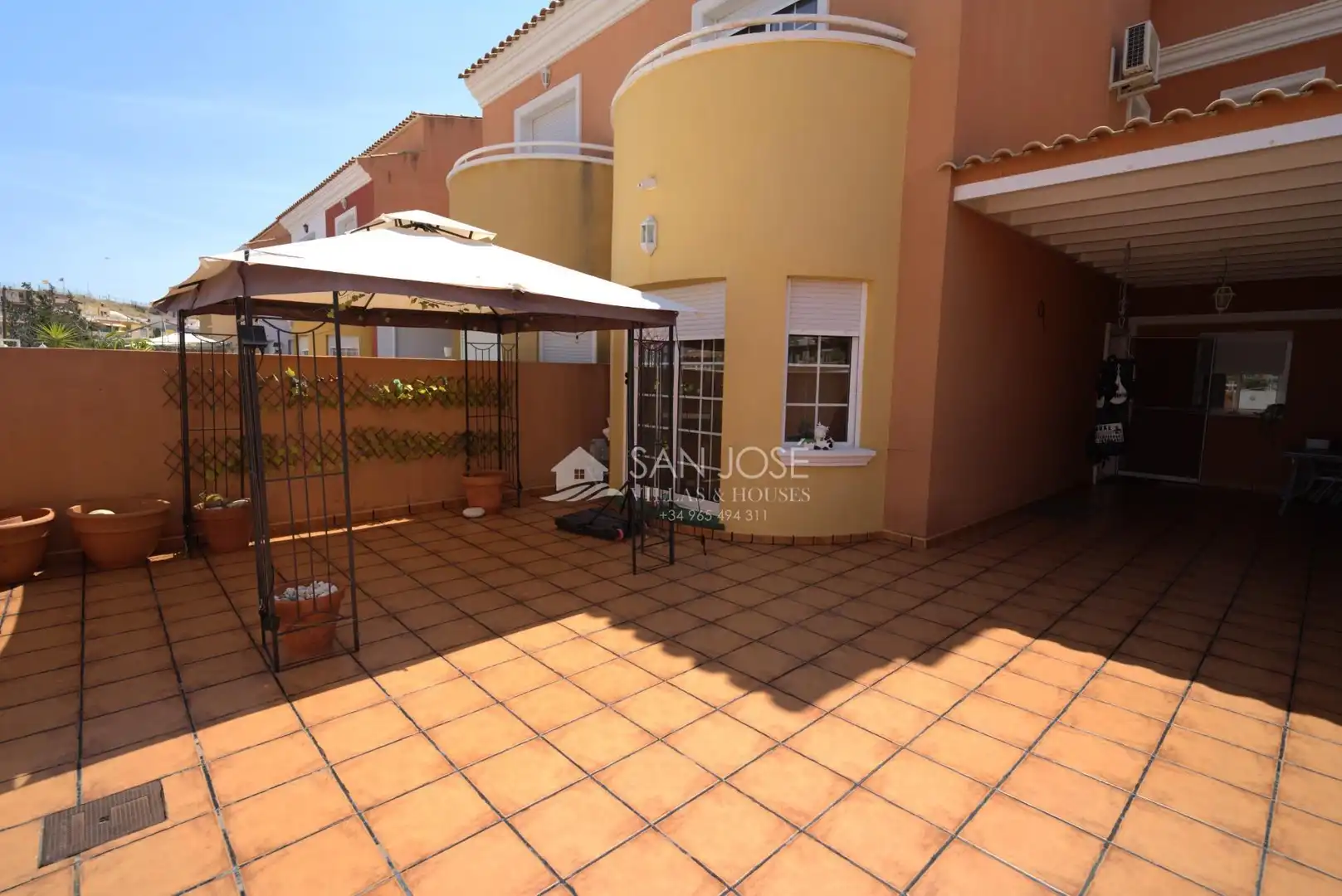 Terrace of Detached homes for sale in Aspe  with Air Conditioner, Heating and Private garden