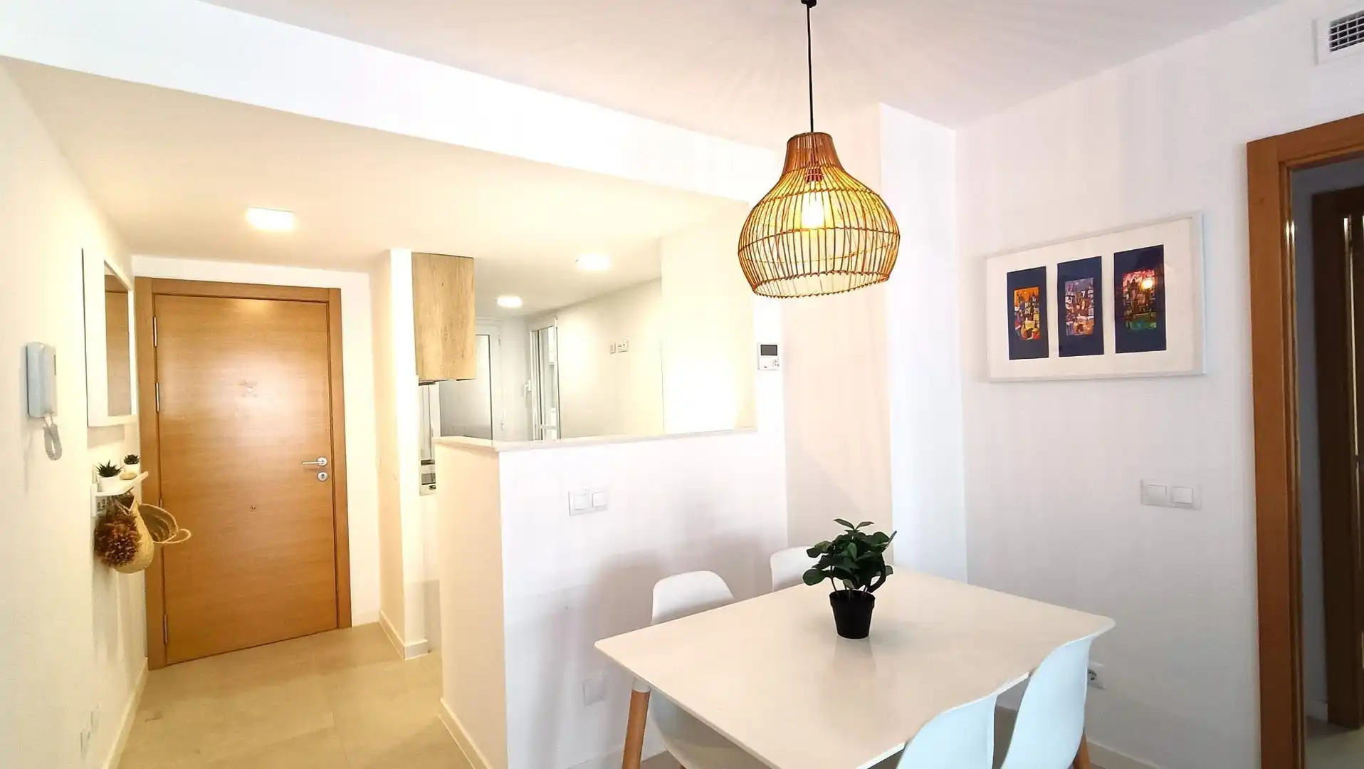 Menjador de Apartament de lloguer en El Puig de Santa Maria amb Aire condicionat, Calefacció i Jardí privat