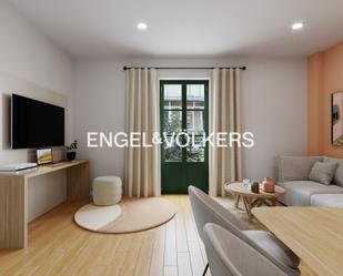 Sala d'estar de Apartament de lloguer en  Barcelona Capital amb Aire condicionat