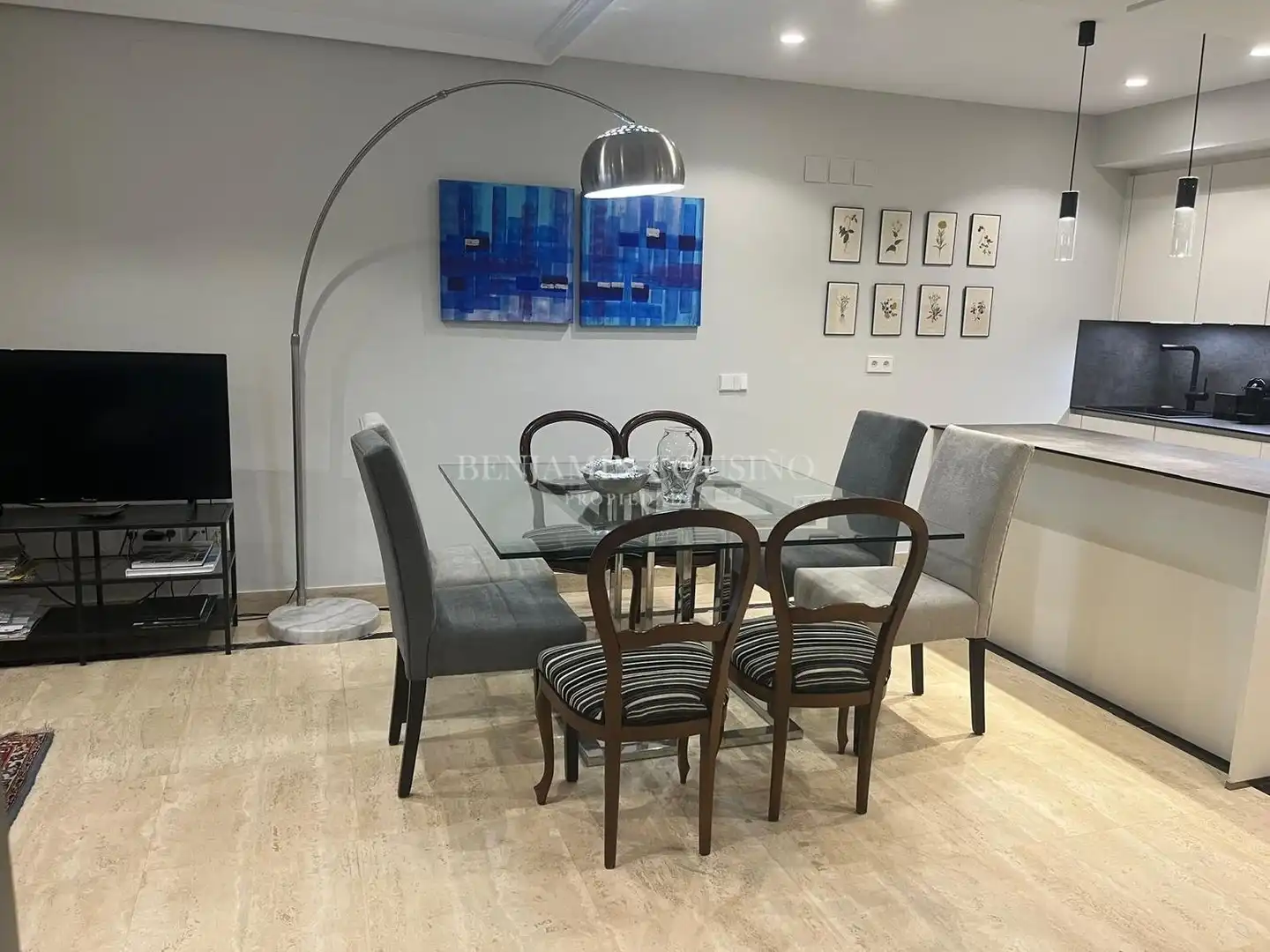 Comedor de Piso de alquiler en Madrid con Amueblado