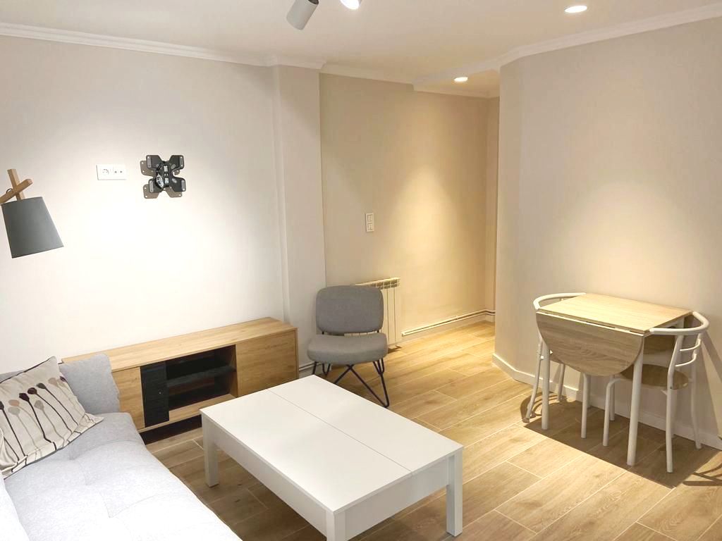 Living room of Flat to rent in  Zaragoza Capital  with Heating, Furnished and Oven