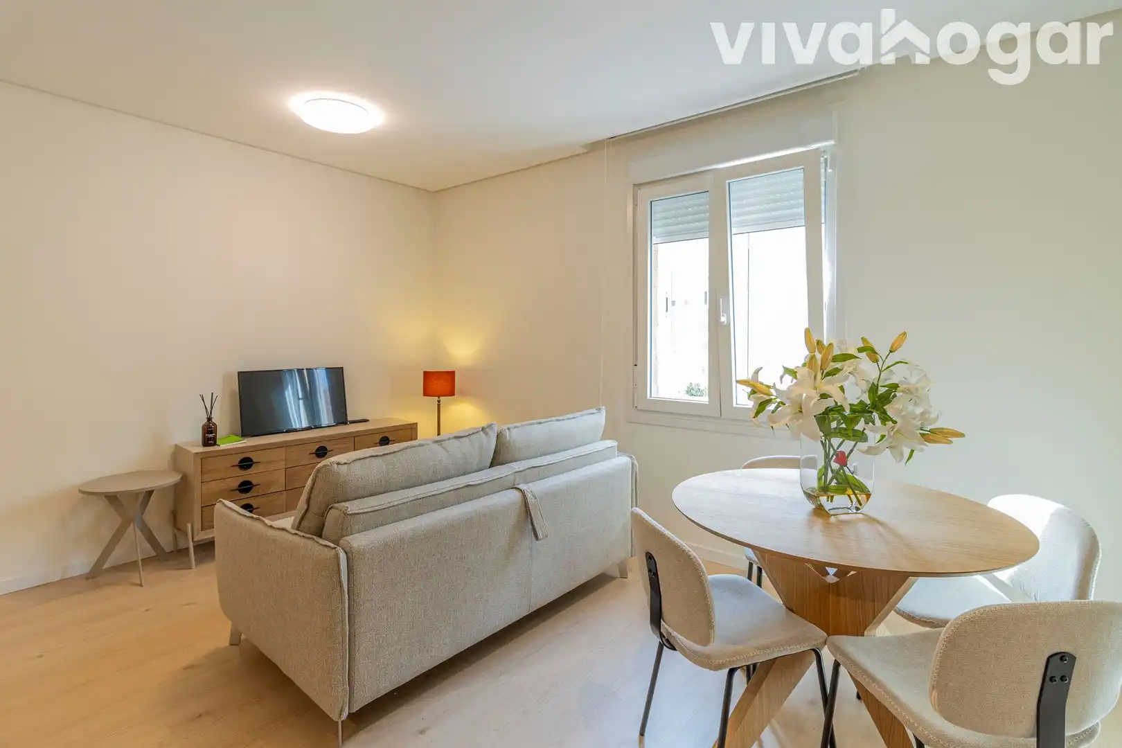 Living room of Flat for sale in Barrio de Salamanca