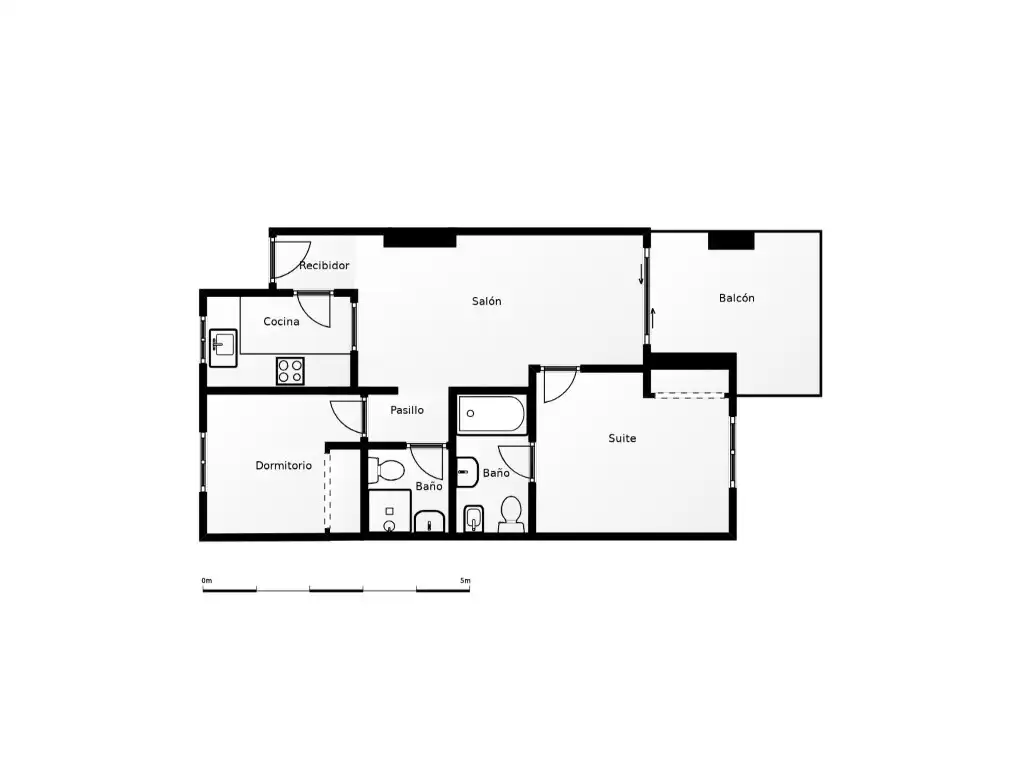 Apartament en venda a Calle Moscatell, Valparaiso