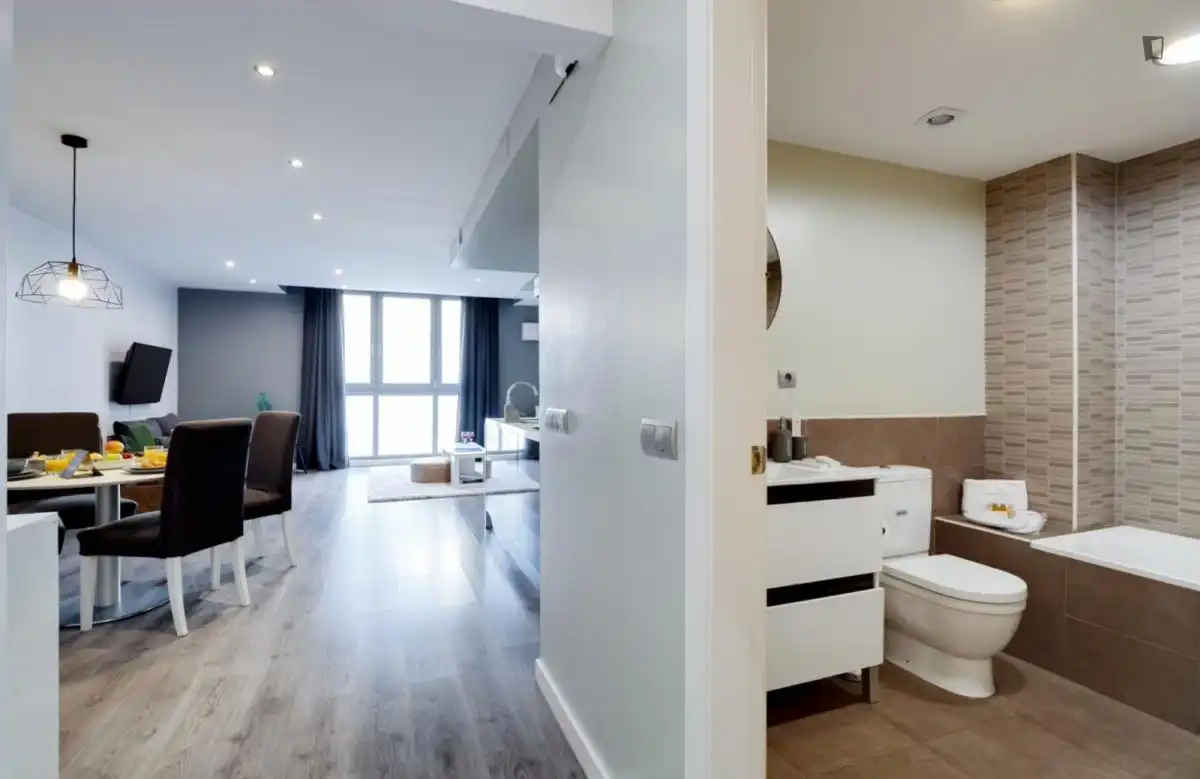 Apartament de lloguer en Barcelona amb Aire condicionat, Calefacció i Moblat
