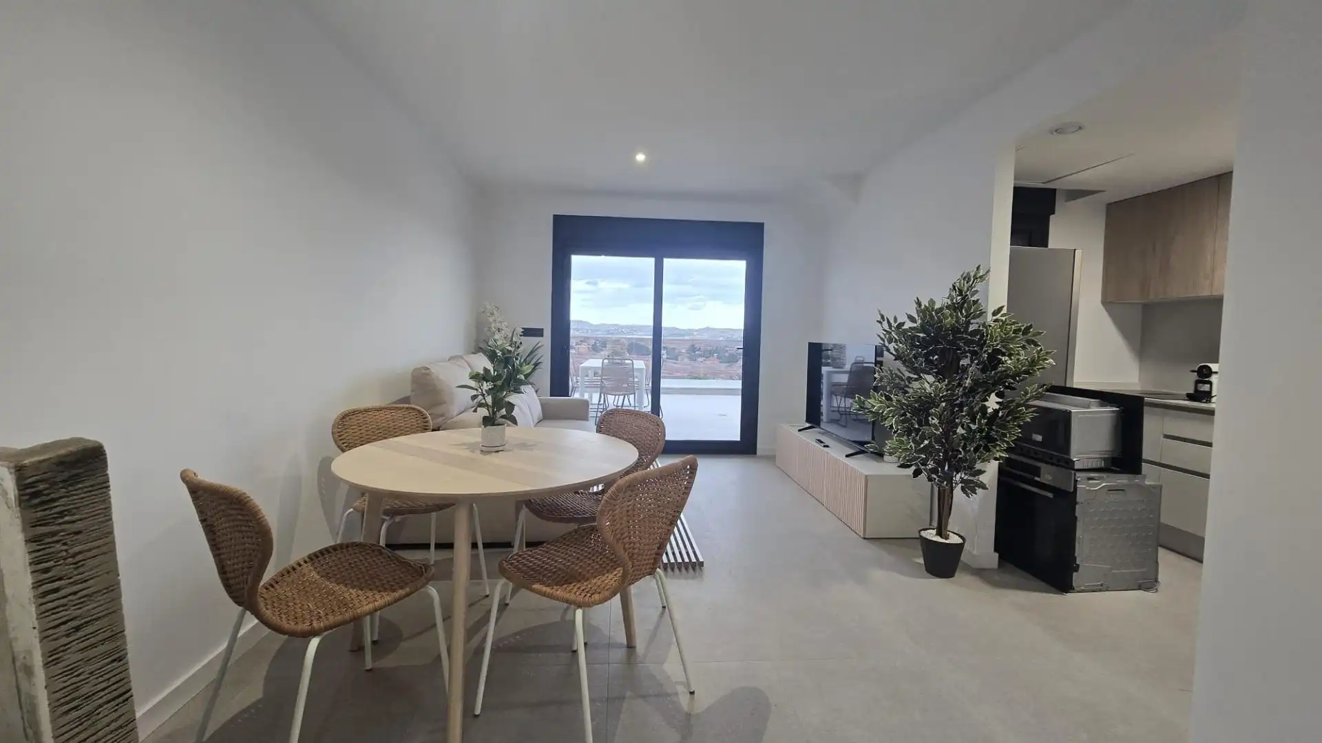 Sala de estar de Apartamento en venta en Mutxamel con Aire acondicionado, Calefacción y Terraza