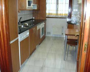Cuina de Apartament de lloguer en Bilbao  amb Calefacció, Parquet i Moblat