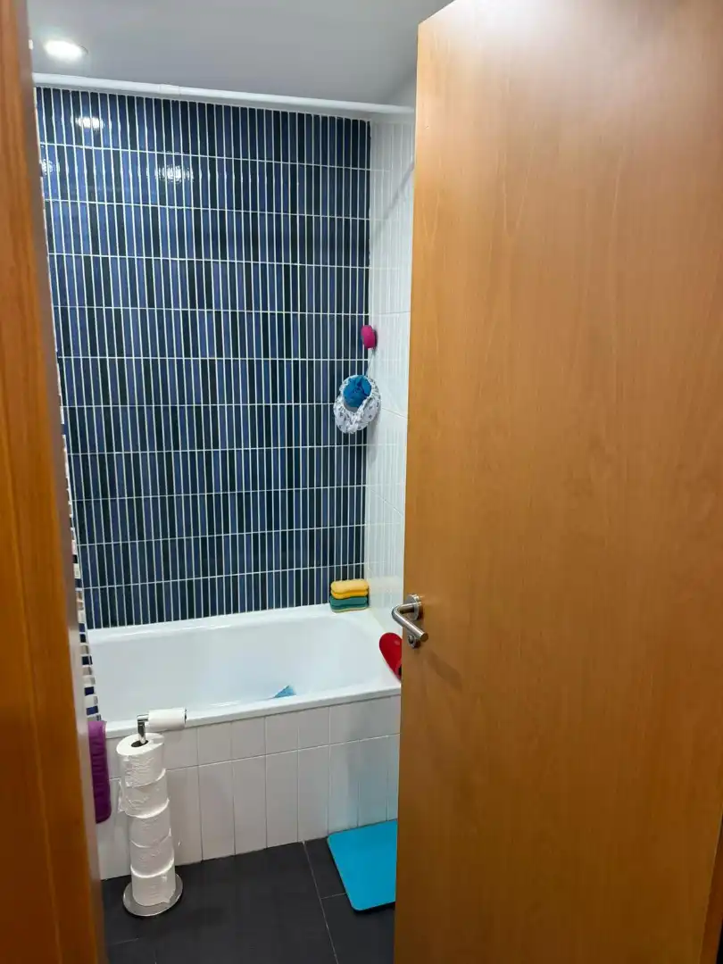 Badezimmer von Wohnung zum Verkauf in Granollers mit Klimaanlage, Heizung und Parkett