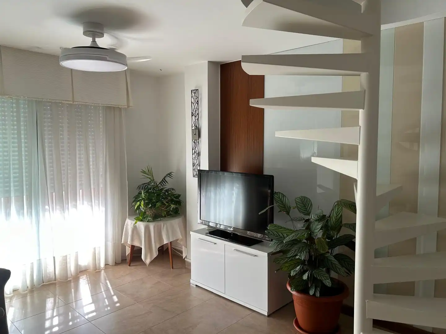 Sala d'estar de Àtic en venda en Murcia amb Aire condicionat, Calefacció i Terrassa