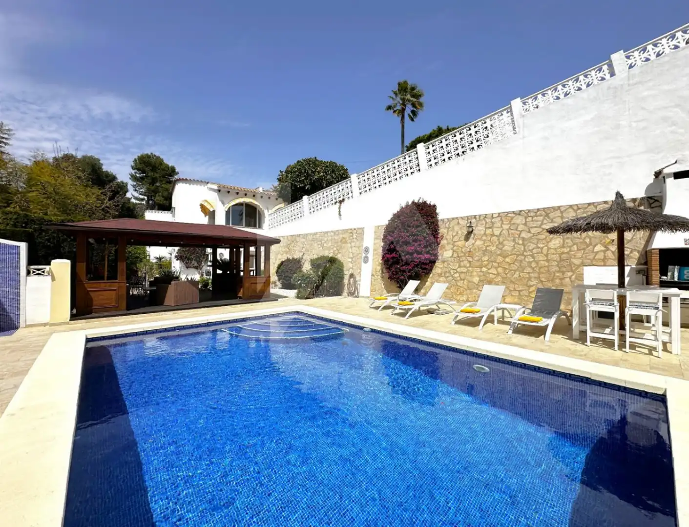 Piscina de Casa o xalet en venda en Benissa amb Aire condicionat, Calefacció i Jardí privat