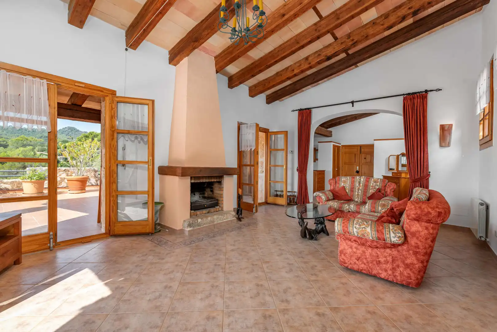 Living room of Country homes for sale in Son Servera  with Heating, Terrace and Furnished