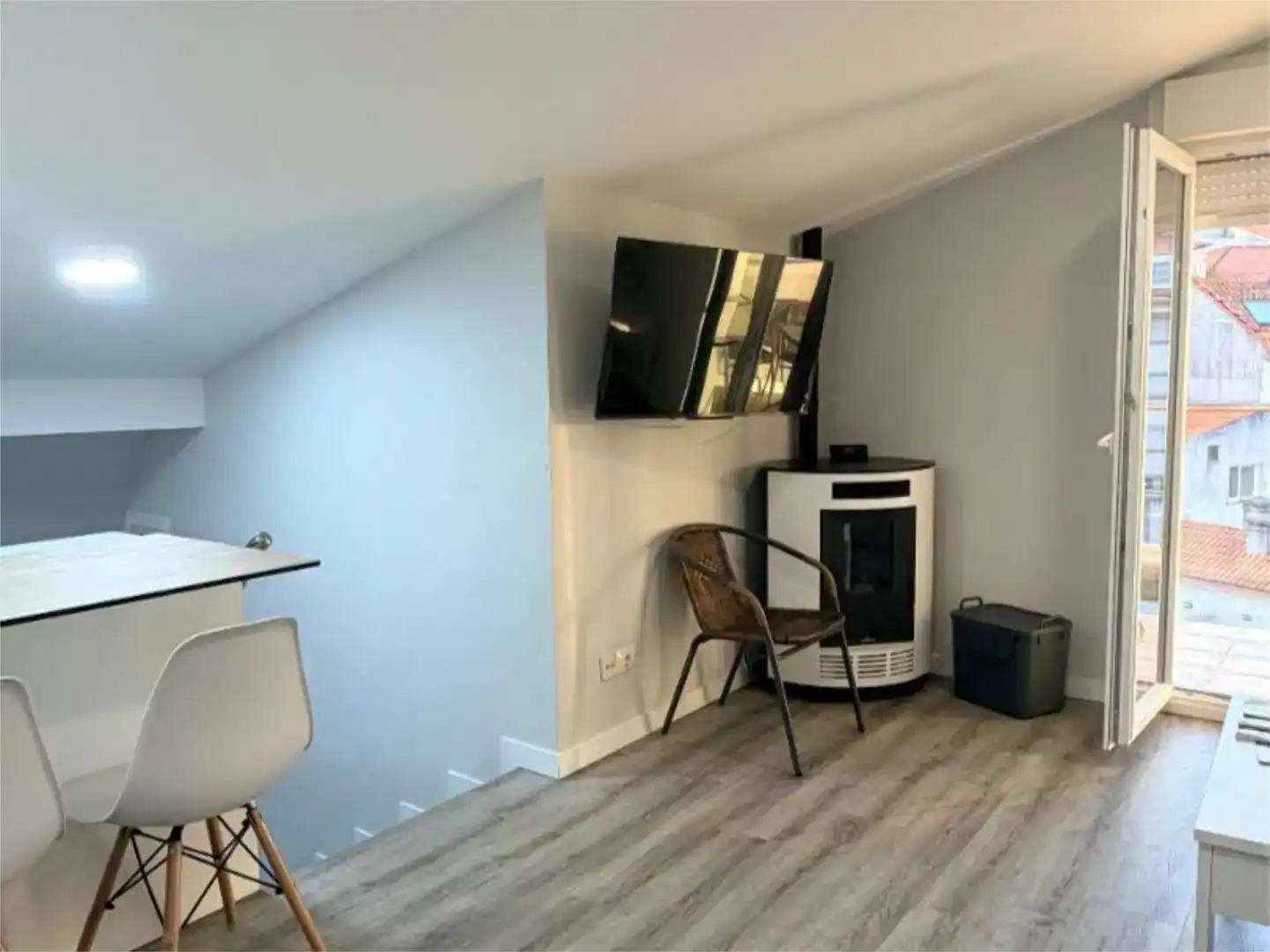 Wohnzimmer von Maisonette zur Miete in Sanxenxo mit Möbliert und Balkon