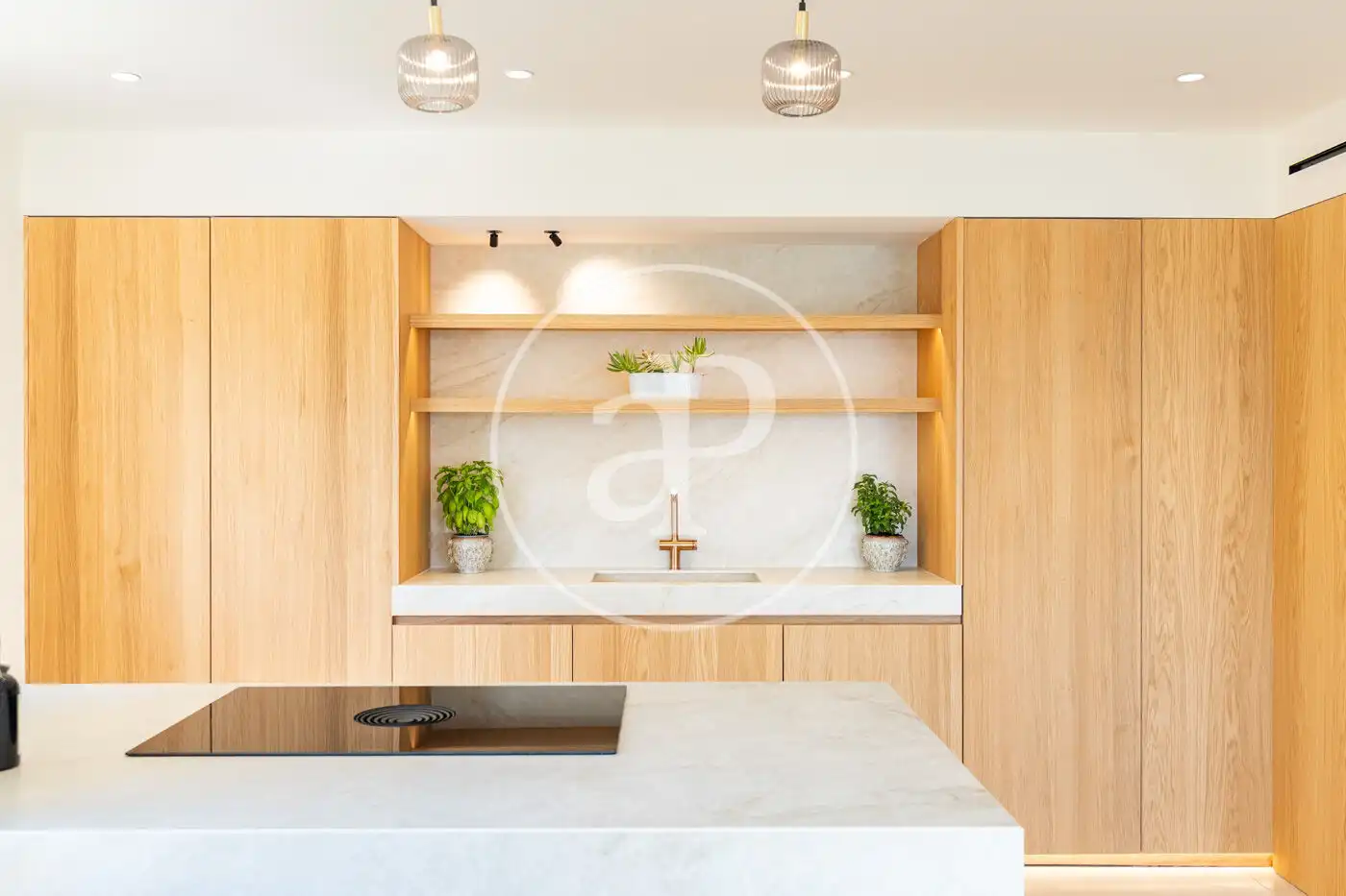 Cocina de Piso en venta en  Palma de Mallorca con Aire acondicionado, Calefacción y Jardín privado