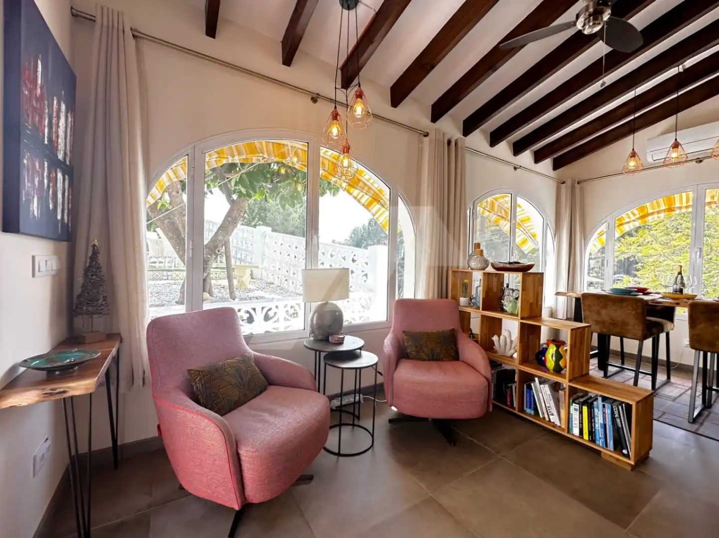 Sala de estar de Casa o chalet en venta en Benissa con Aire acondicionado, Calefacción y Jardín privado