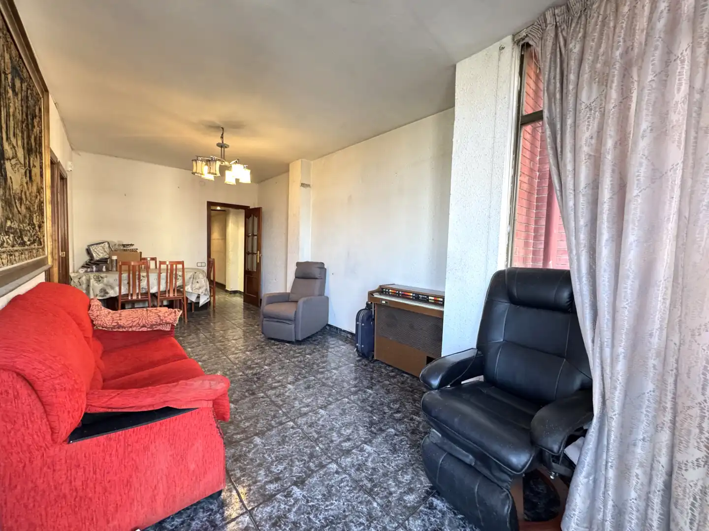 Sala d'estar de Pis en venda en Barcelona amb Balcó i Alarma