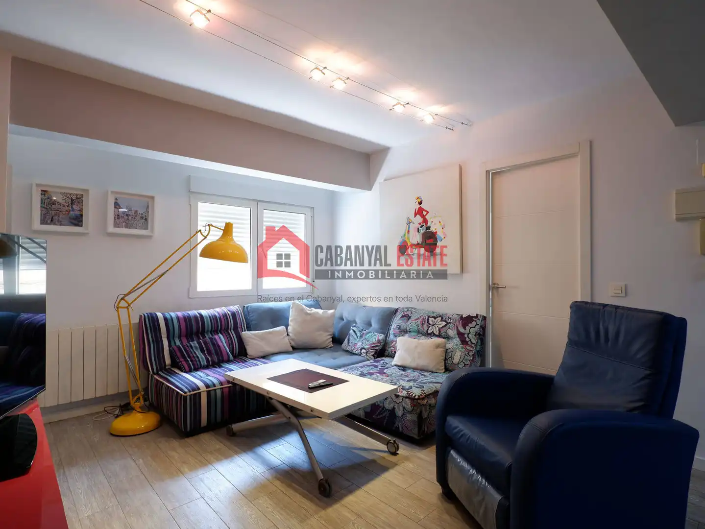 Sala de estar de Apartamento en venta en Valencia con Aire acondicionado y Balcón