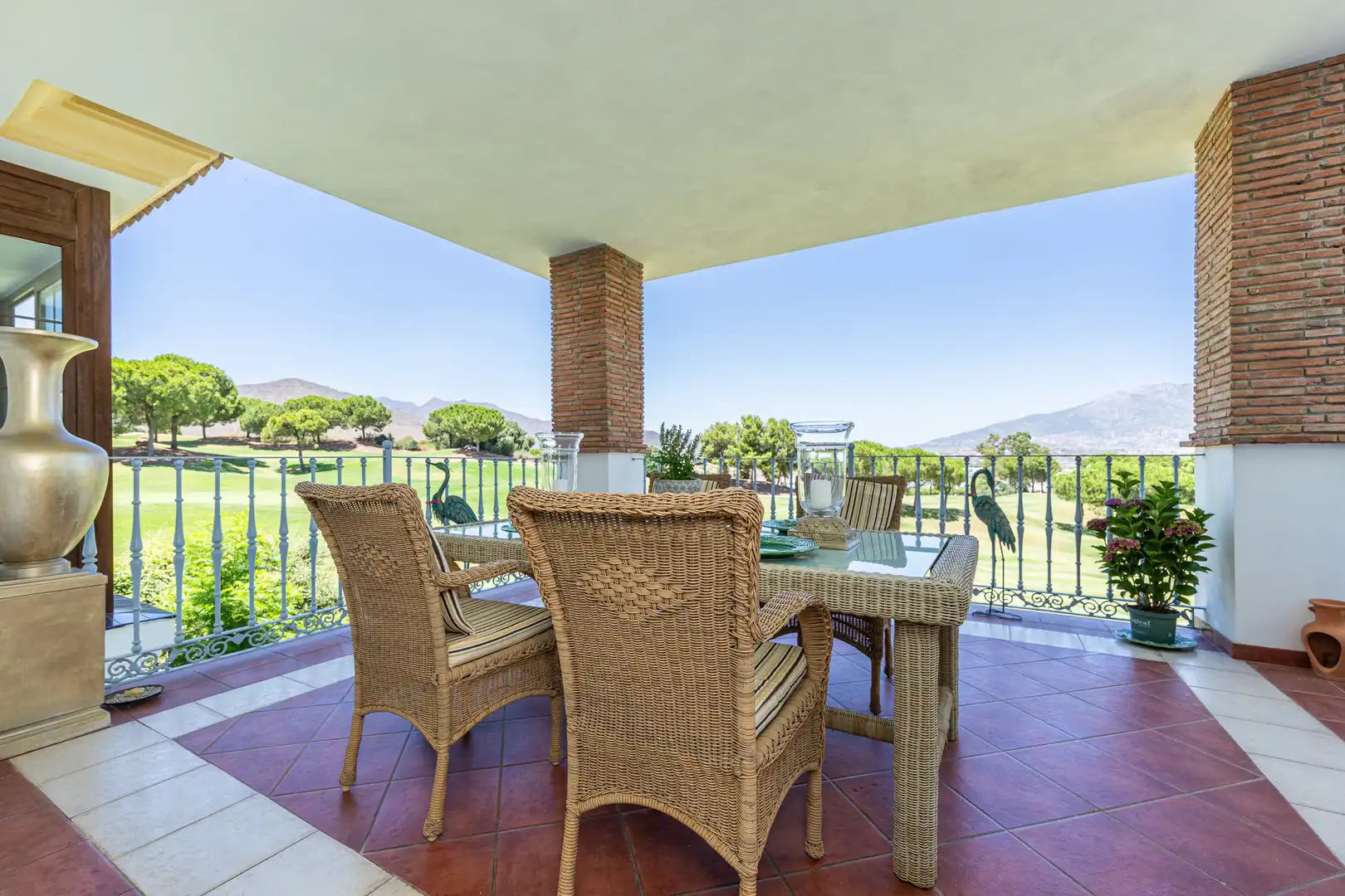 Terraza de Casa o chalet en venta en Mijas con Aire acondicionado, Jardín privado y Terraza