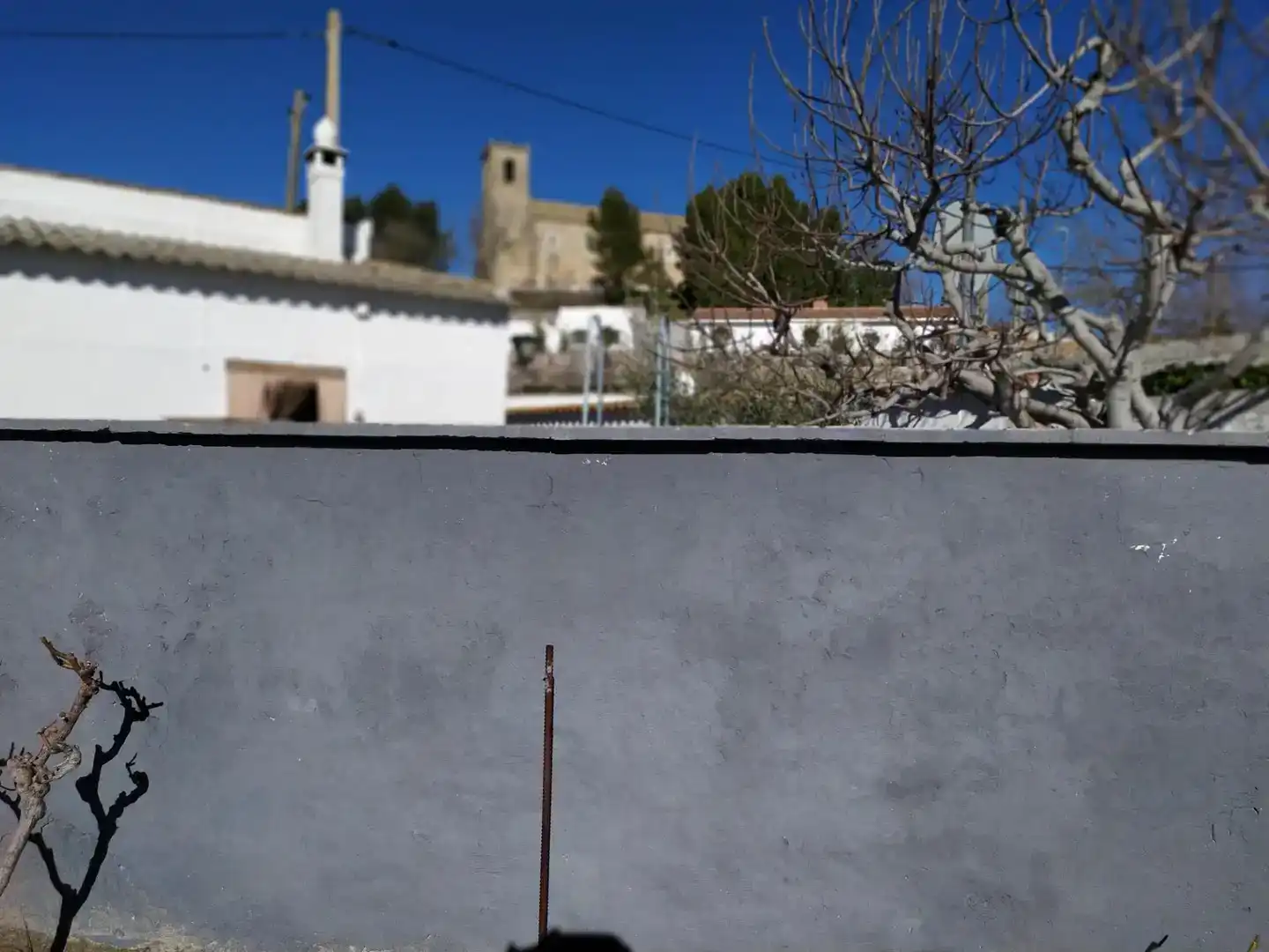 Vista exterior de Casa o chalet en venta en Tresjuncos con Piscina