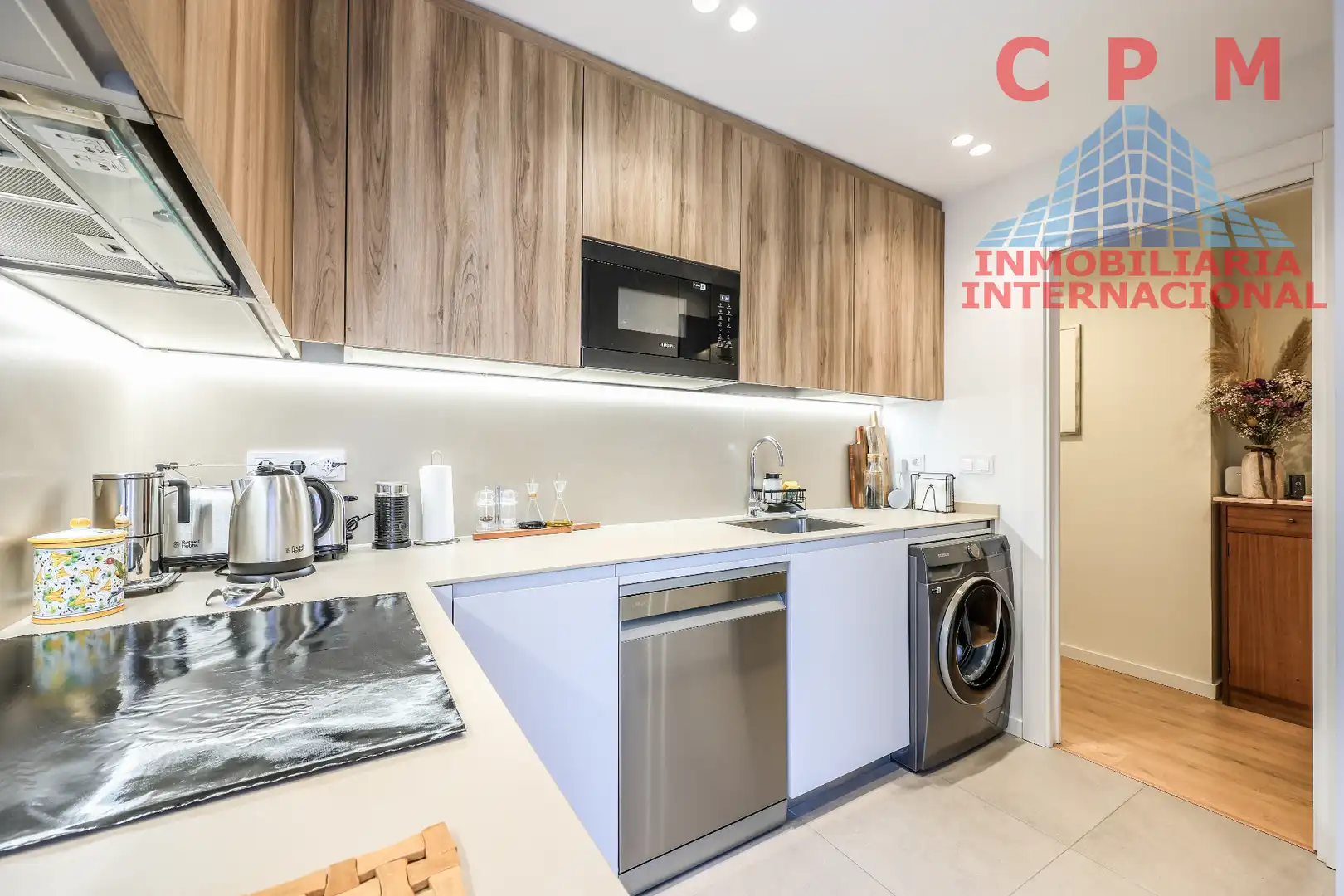 Cocina de Piso de alquiler en Madrid con Aire acondicionado, Calefacción y Parquet