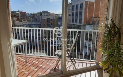 Balcony of Flat for sale in  Barcelona Capital  with Air Conditioner and Balcony