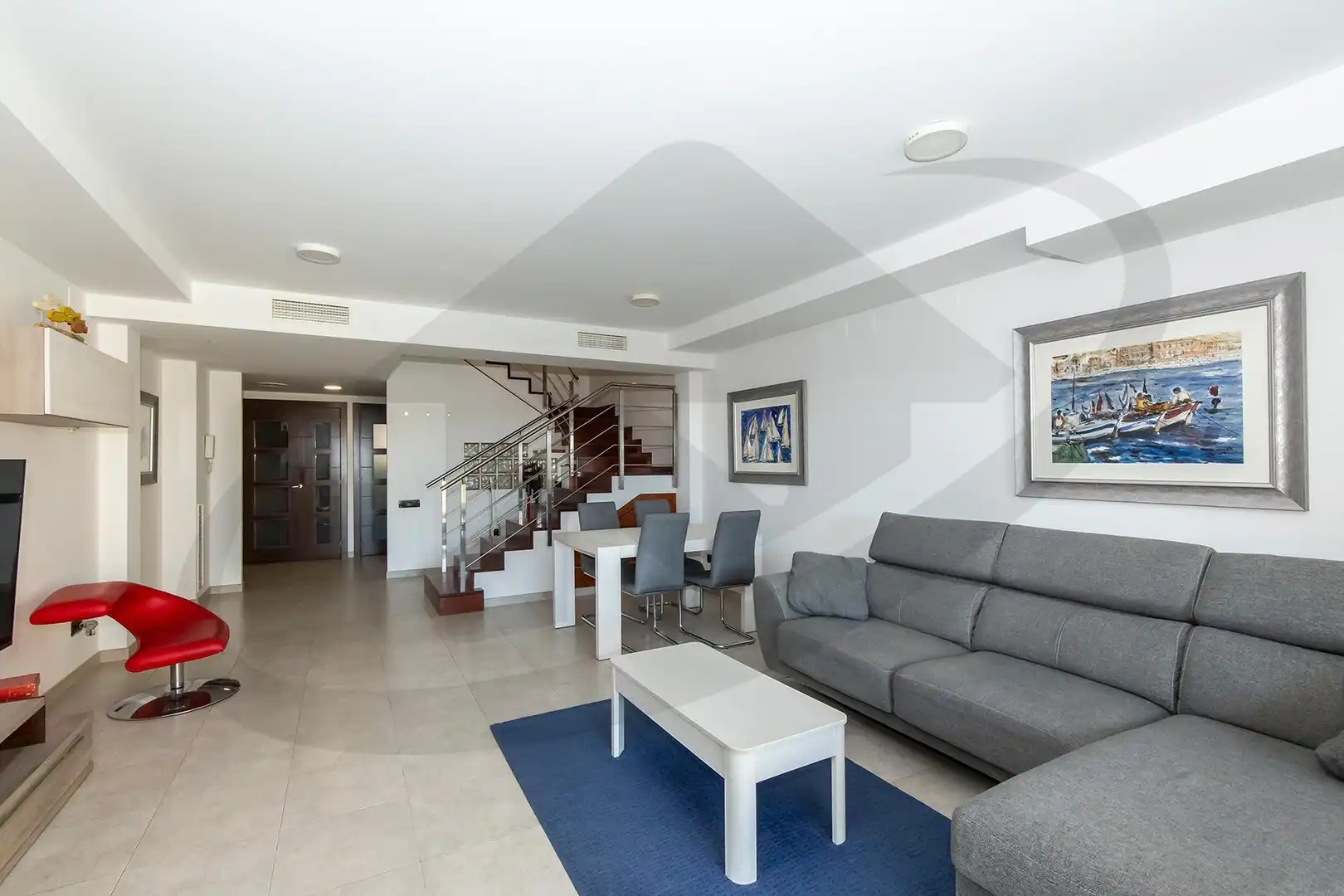 Sala de estar de Casa o chalet en venta en Castellar del Vallès con Aire acondicionado, Trastero y Balcón