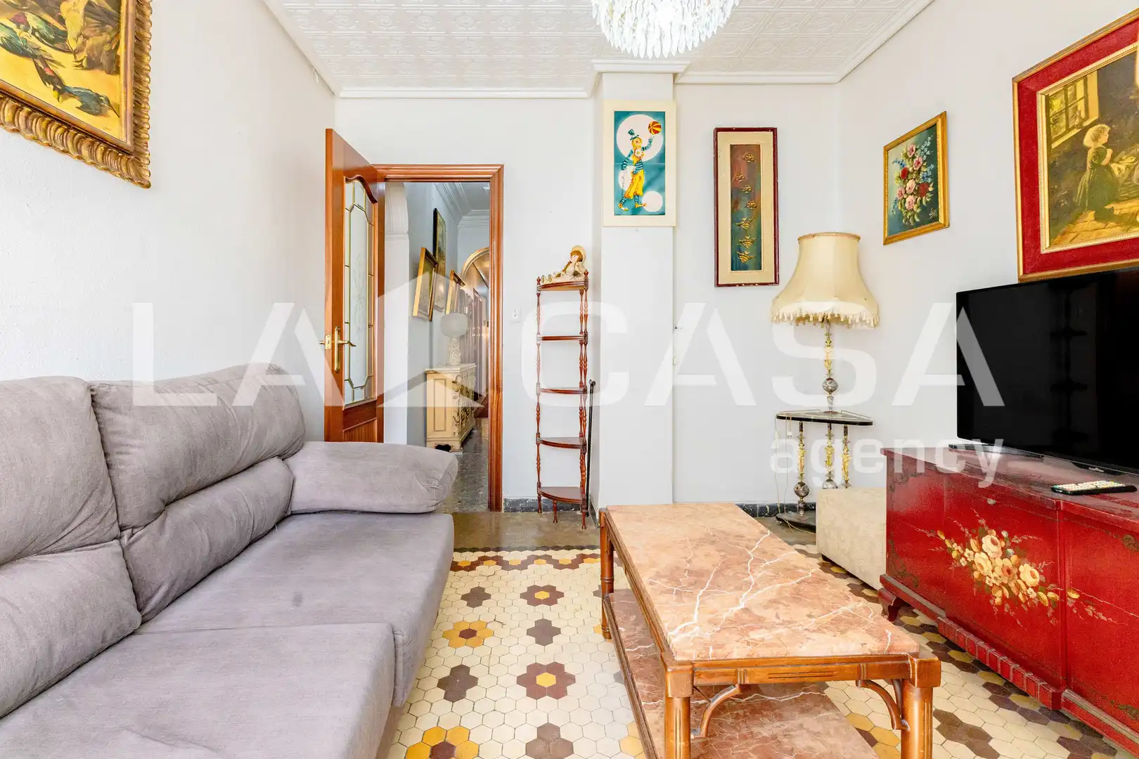 Living room of Flat for sale in Valencia  with Heating and Balcony