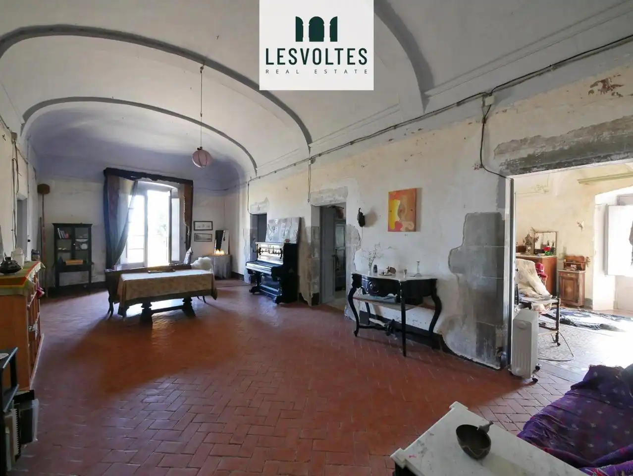 Sala d'estar de Finca rústica en venda en Rupià amb Jardí privat i Terrassa