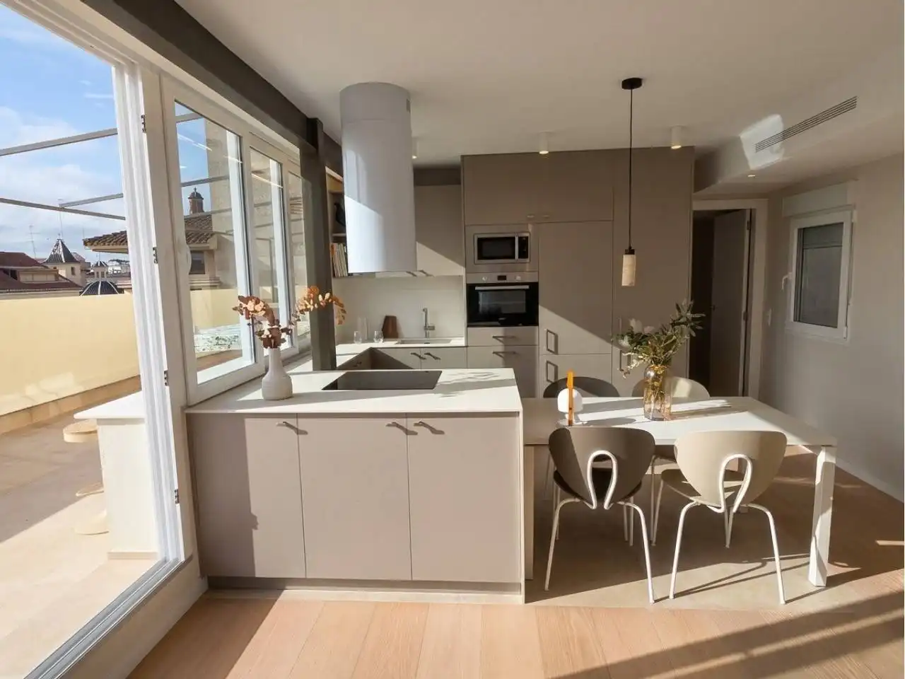 Cocina de Ático en venta en Valencia con Aire acondicionado, Calefacción y Terraza