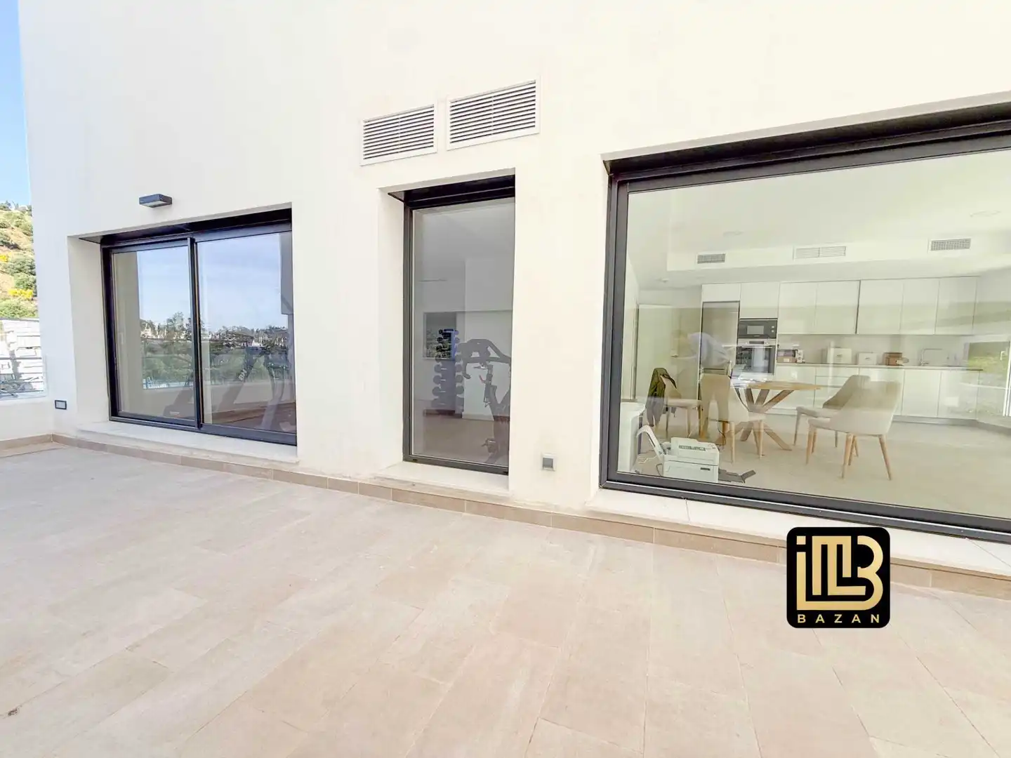 Terrace of Flat for rent in Málaga  with Air Conditioner, Heating and Private garden