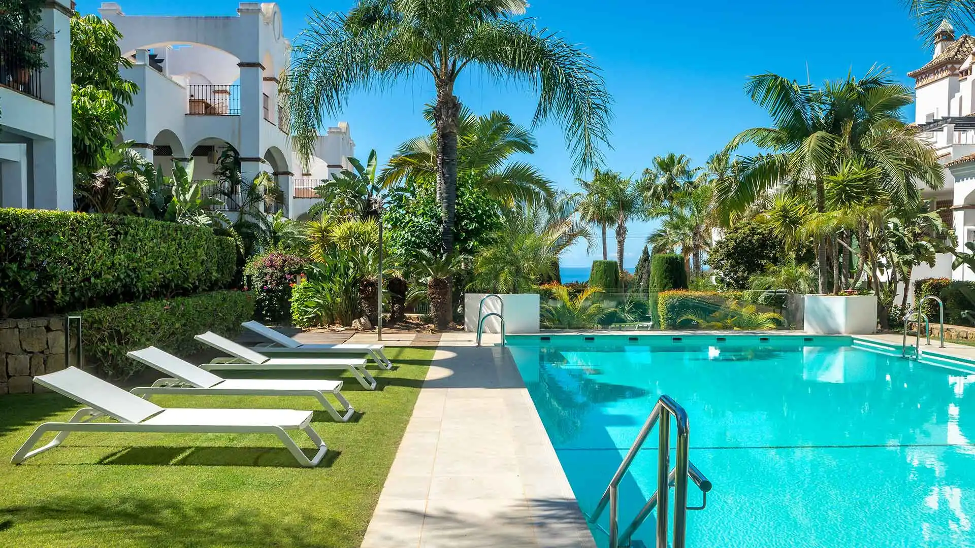 Garten von Wohnungen zum Verkauf in Marbella mit Klimaanlage, Terrasse und Abstellraum