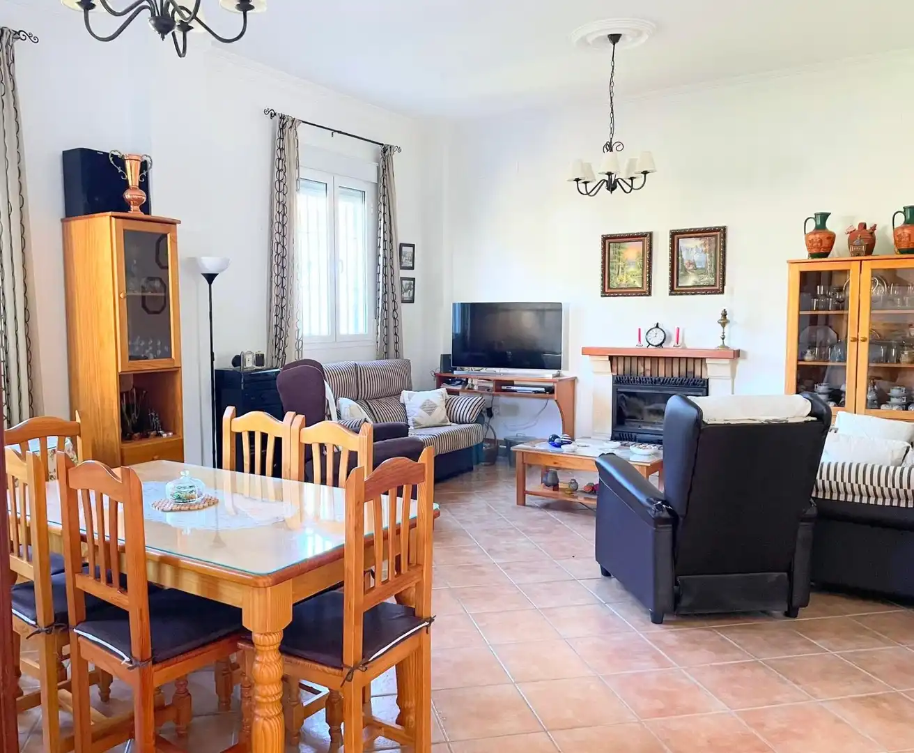 Living room of Houses for sale in Hinojos  with Air Conditioner, Heating and Private garden