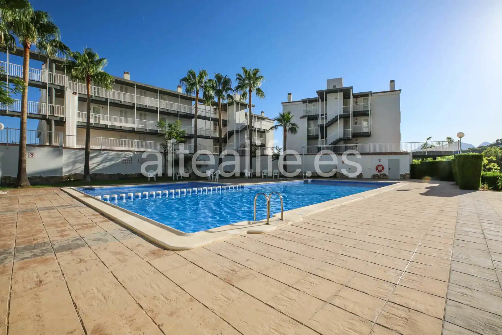 Außenansicht von Wohnungen zur Miete in Altea mit Klimaanlage, Heizung und Terrasse