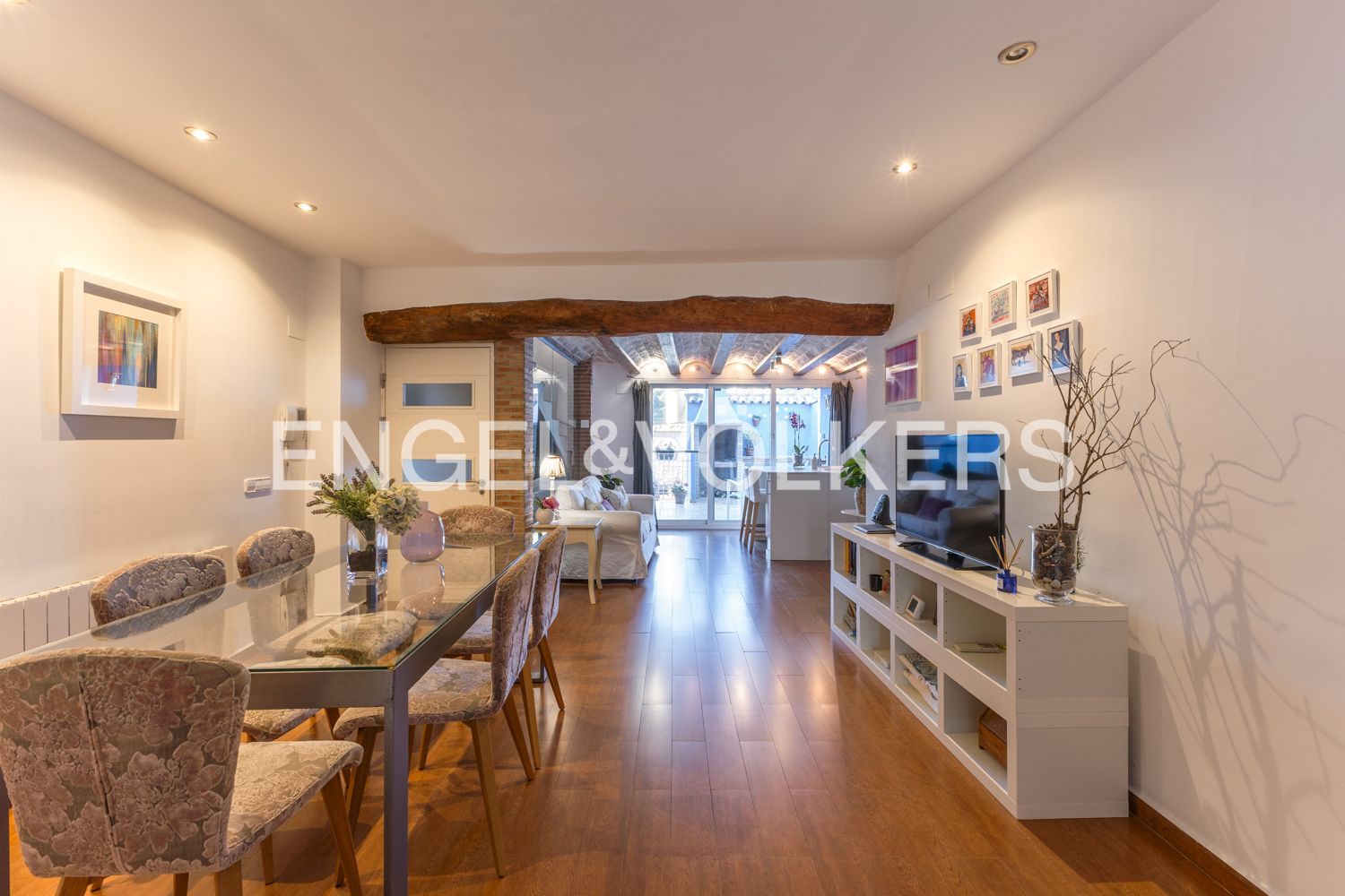 Dining room of House or chalet for sale in Serra  with Air Conditioner, Heating and Parquet flooring