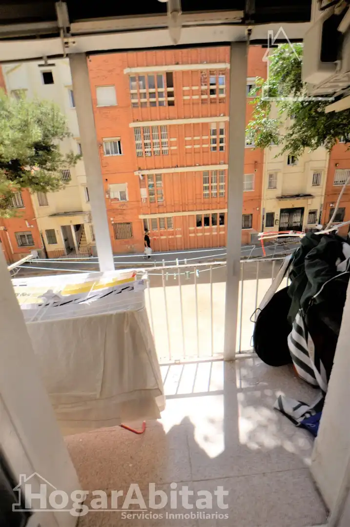 Terrasse von Wohnung zum Verkauf in Valencia mit Klimaanlage, Heizung und Balkon
