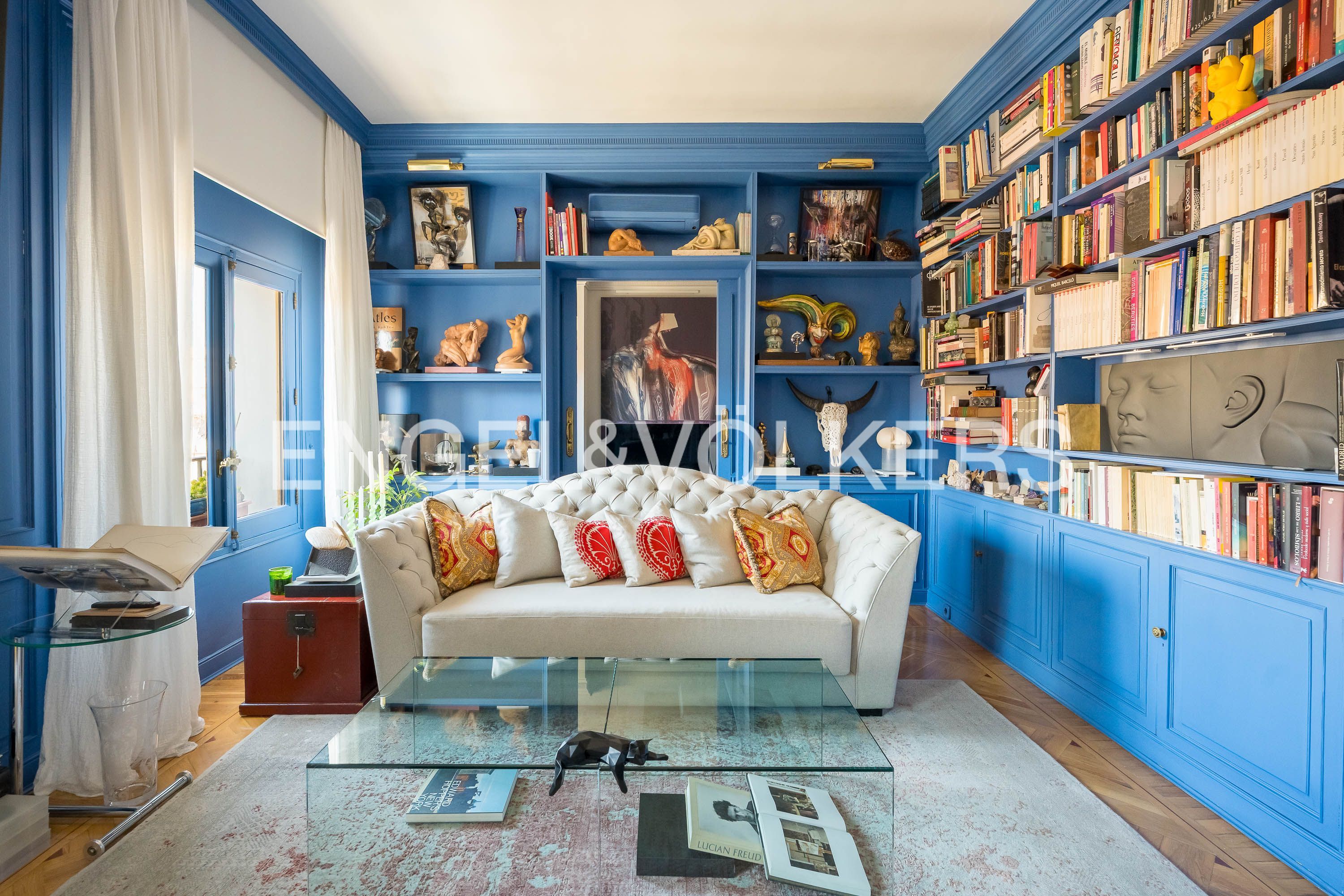 Wohnzimmer von Wohnung zum Verkauf in  Madrid Capital mit Klimaanlage, Heizung und Parkett