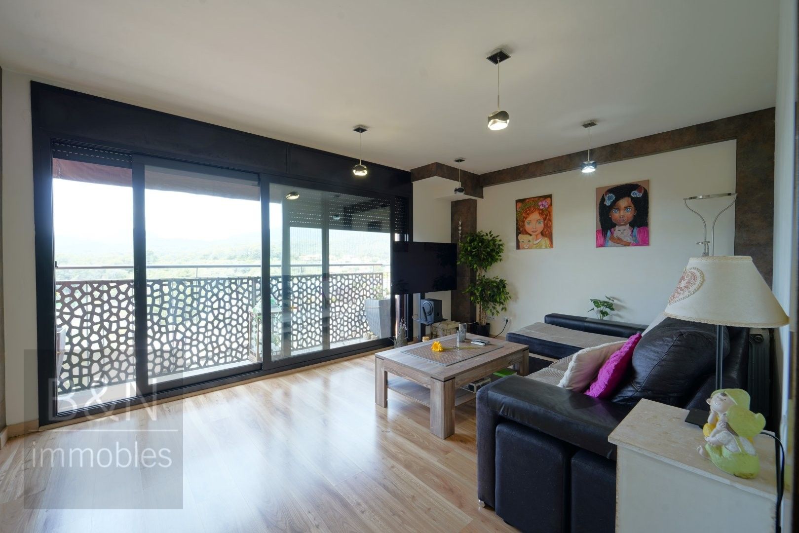 Sala d'estar de Dúplex en venda en Viladecavalls amb Aire condicionat, Calefacció i Terrassa