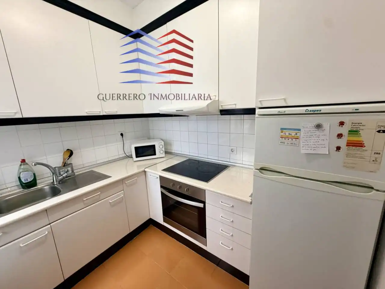 Küche von Wohnungen zur Miete in Ourense Capital  mit Heizung, Parkett und Möbliert