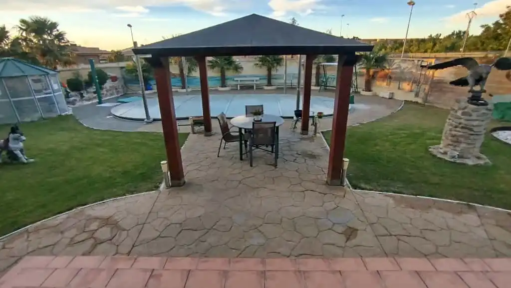 Terrassa de Casa o xalet en venda en Villamayor amb Calefacció, Jardí privat i Terrassa
