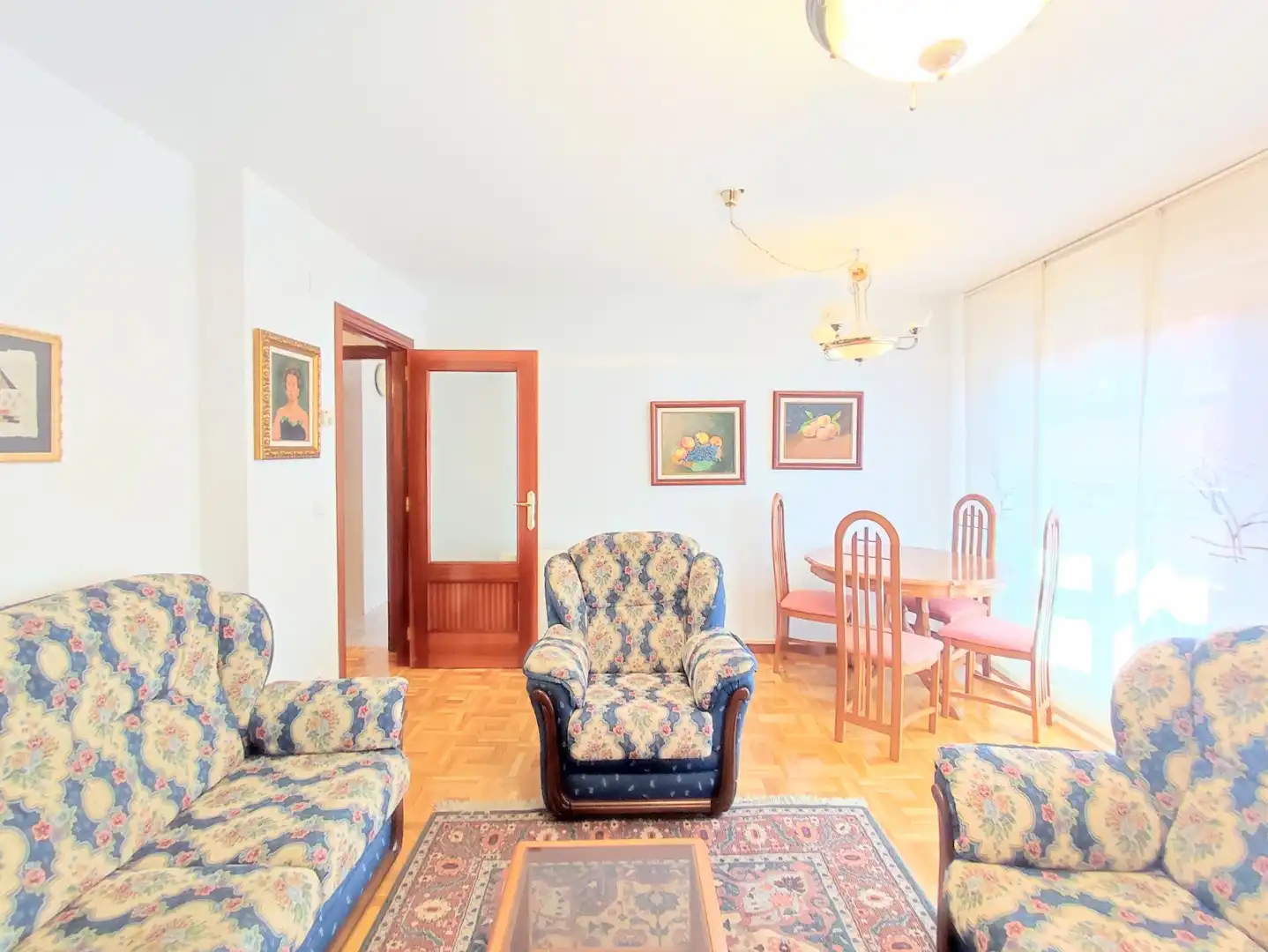 Wohnzimmer von Wohnung zum Verkauf in Fitero mit Heizung, Terrasse und Möbliert